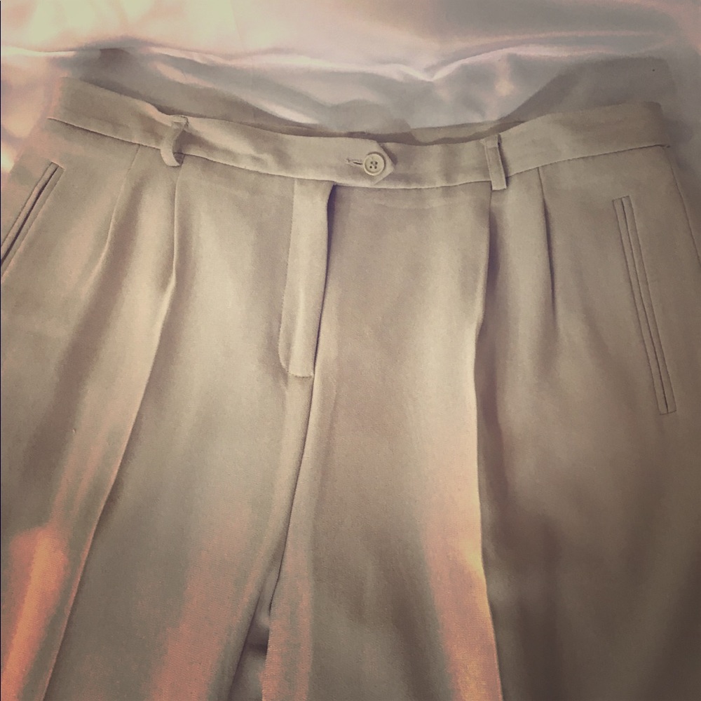 DRESS PANTS BEIGE SZ 16 ANKLE LENGTH, NYGARD